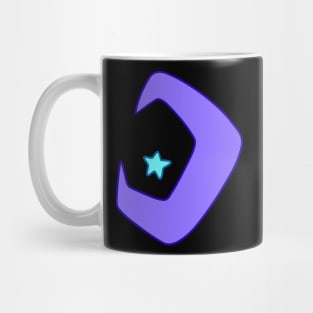 Purple Moon Blue Star Mug